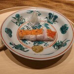 温石 - 金目鯛の鱗焼き 実山椒ソース