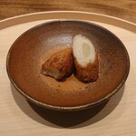 温石 - 葉生姜の揚げ真薯