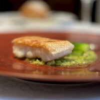 ナチュール・エ・サンス - お魚ロースト・そら豆・干し海老ソース