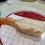 はま寿司 - 天然赤えび（シャリハーフ）