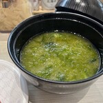 はま寿司 - あおさの味噌汁