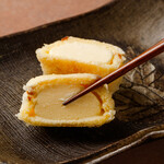 名物アイスクリームの天ぷら