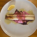 BURRATA - ペルー産ホワイトアスパラガスのソテー