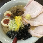麺屋大河 - 味噌らーめん（980円）、お得盛り（400円）