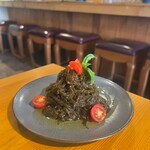 BURRATA - もずくのペペロンチーノ