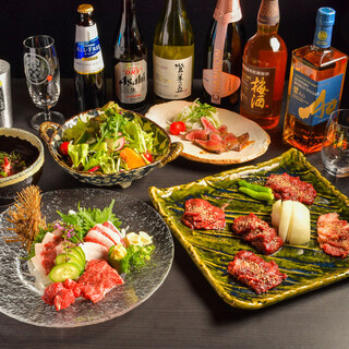 馬刺・焼肉が堪能できる2種類のコースはご宴会にもおすすめ