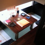 西京酒場 萬天 - 当店で一番狭い２名個室（小周防）です。冬の時期はあまりに寒いので封鎖してます。。。