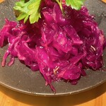 バル ciccio - 赤キャベツのマリネ
