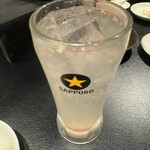 炭火焼肉 にく式 - グレープフルーツサワー