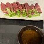 炭火焼肉 にく式 - ハツ刺し‼️食べてごらんなさい‼️