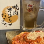Yakiniku Horumon Ogusan - ちょい飲みセット
                      1100円
                      ハイボール
                      とんちゃん焼き
