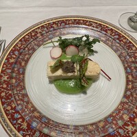 フレンチ割烹 宿 - シラスと帆立のテリーヌ