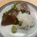 季節料理 魚竹 - 刺身３種盛り。