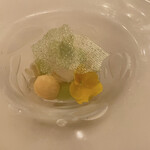 小笠原伯爵邸 - ライムとメロンのソルベ　ミントの香り