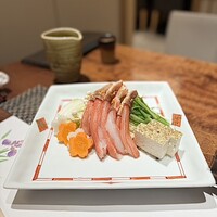 かに華 - カニ鍋用の具材