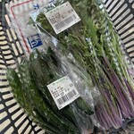 道の駅 大和  - きゅうり¥150・みずな¥100