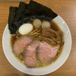 しののめヌードル - 全部のせ醤油らーめん[塩たまご]（¥1,400-）