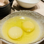 Butaryouri Kuzushi Kappou Date - カツ鍋用の白い卵