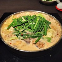 博多もつ鍋 やま中 赤坂店 - もつ鍋味噌！注文してすぐ出来上がりが来た！