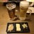 銀ちゃん - 料理写真:ﾋﾞｰﾙ&ｳｰﾛﾝ茶&お通し