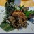 おでん二毛作 - 料理写真:残り３種。右から鶏レバーとハツのコンフィ。新ごぼう、蓮根、舞茸のきんぴら。青海苔としらすのポテトサラダ。