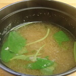 多津味 - セットの味噌汁