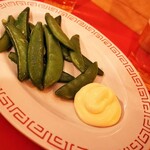 屋台のたまちゃん - スナップエンドウ止まらんやつ