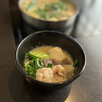 博多もつ鍋 やま中 赤坂店 - もつが肉（あぶら？）厚ぷりぷりで美味！