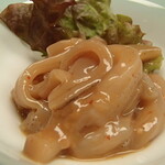 多津味 - たてやまファンクラブカードの提示でサービスになるお通し（塩辛）