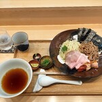 飯田商店 - つけ麺（醤油）＋チャーシュー追加