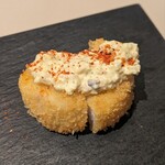 スガラボヴィー - 山口ハギ甘鯛タルタルソース。前回も好きだったので、また巡り会えて嬉しい。