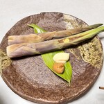 えびや旅館 - 根曲竹の焼き物