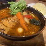 スープカレーガラク - 料理写真:チキン辛さ5