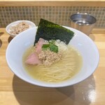 猫と月 chan mie noodles - 限定・鶏塩らーめん＠1,200円（税込）