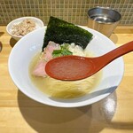 猫と月 chan mie noodles - 限定・鶏塩らーめん＠1,200円（税込）