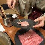 北新地しゃぶしゃぶすき焼き きらく - 