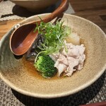 目白　咲き - 煮物　豚シャブ　茄子　九条ネギ