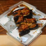 和膳 きたはま - 茄子と地鶏の挟み焼き