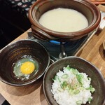 神鶏 - 水炊き（ご飯付き）1780円