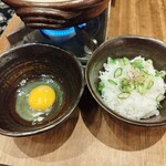 神鶏 - 卵・雑炊ご飯