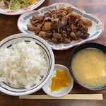 Resutoran Kurai - ホルモンダブル定食¥960
