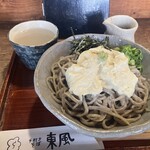 東風 - 湯葉そば　二八　1200円