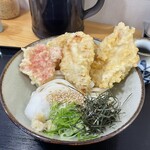 Teuchi udon marusen - とり天ぶっかけうどん♪