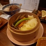 季節の手づくり惣菜 おおとみ - 蒸し野菜