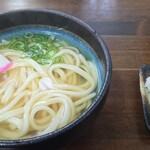 麦のへそ - かけうどん、おにぎり(*‘ω‘ *)