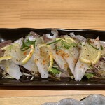 うみからそらへ - タコのカルパッチョ（シーザードレッシング無し）　近景