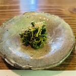 木漏れ陽 - 蕎麦の芽のおひたし