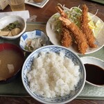 森田屋 - 5/27海老フライ定食