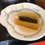 蓼山亭 - 野沢菜の漬物