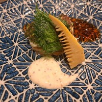 鉄板ステーキ 柏みその - 真鯛と筍